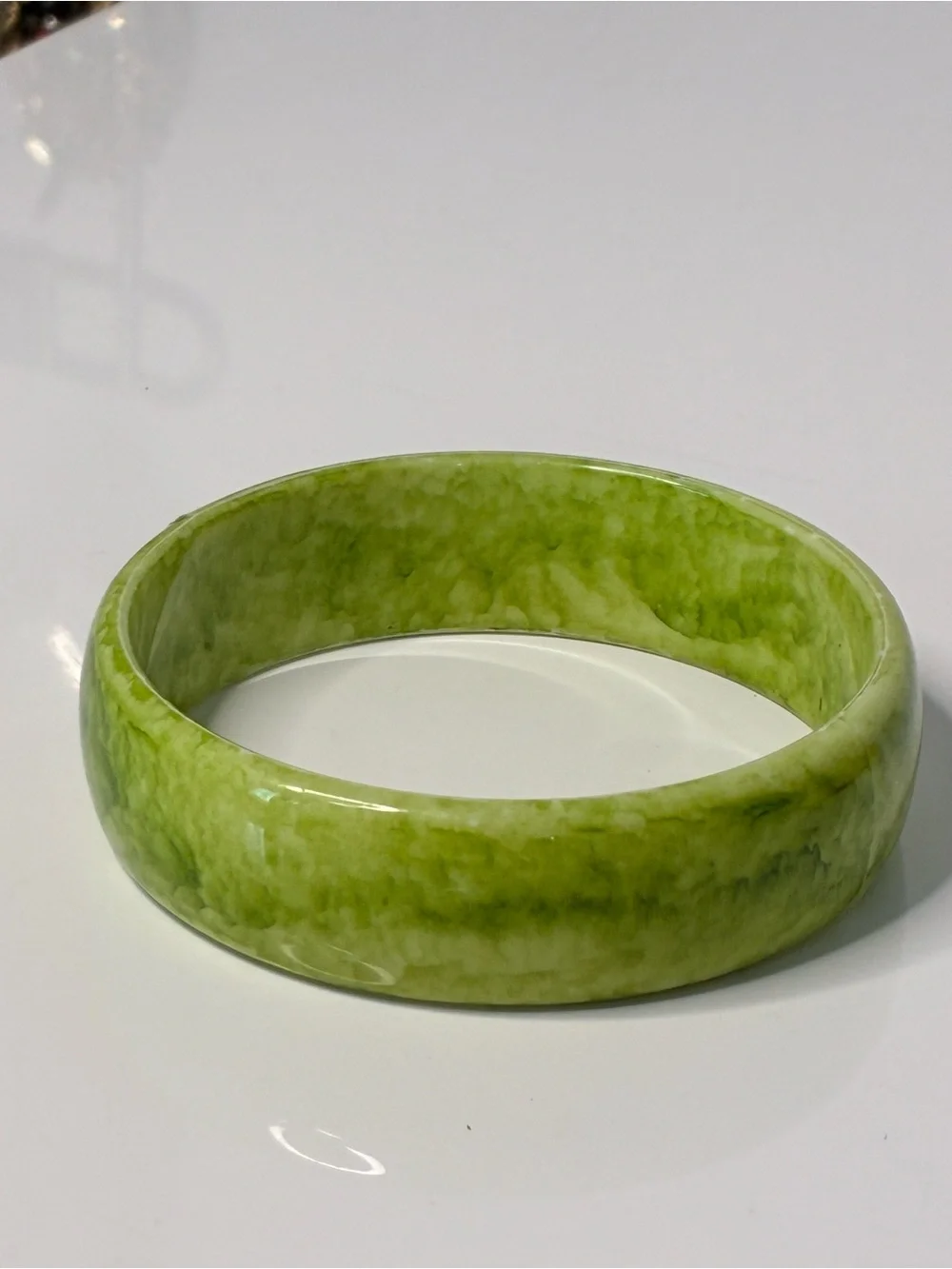 Source Unknown Colorful Resin Bangle Set - Purple, Teal, Green, Amber